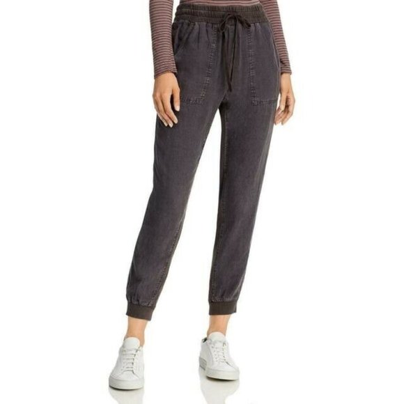 Splendid Pants - Splendid Lakeside joggers linen blend in lead gray size XL